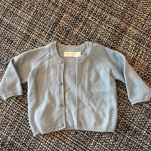Mayoral newborn blue soft cardigan 2-4 mo